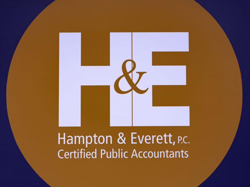 Hampton & Everett office sign